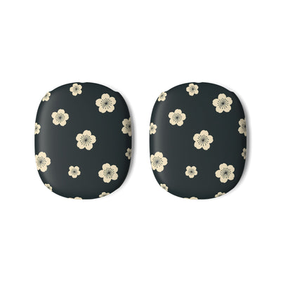 Midnight Sakura Bloom · Hard Case for AirPods Max · Black