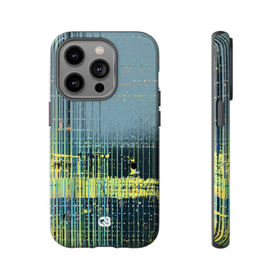 Acid Raster Circuit · Tough Phone Case for iPhone · Teal