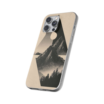 Beige Lite Phone Case for iPhone - Obsidian Summit Parchment