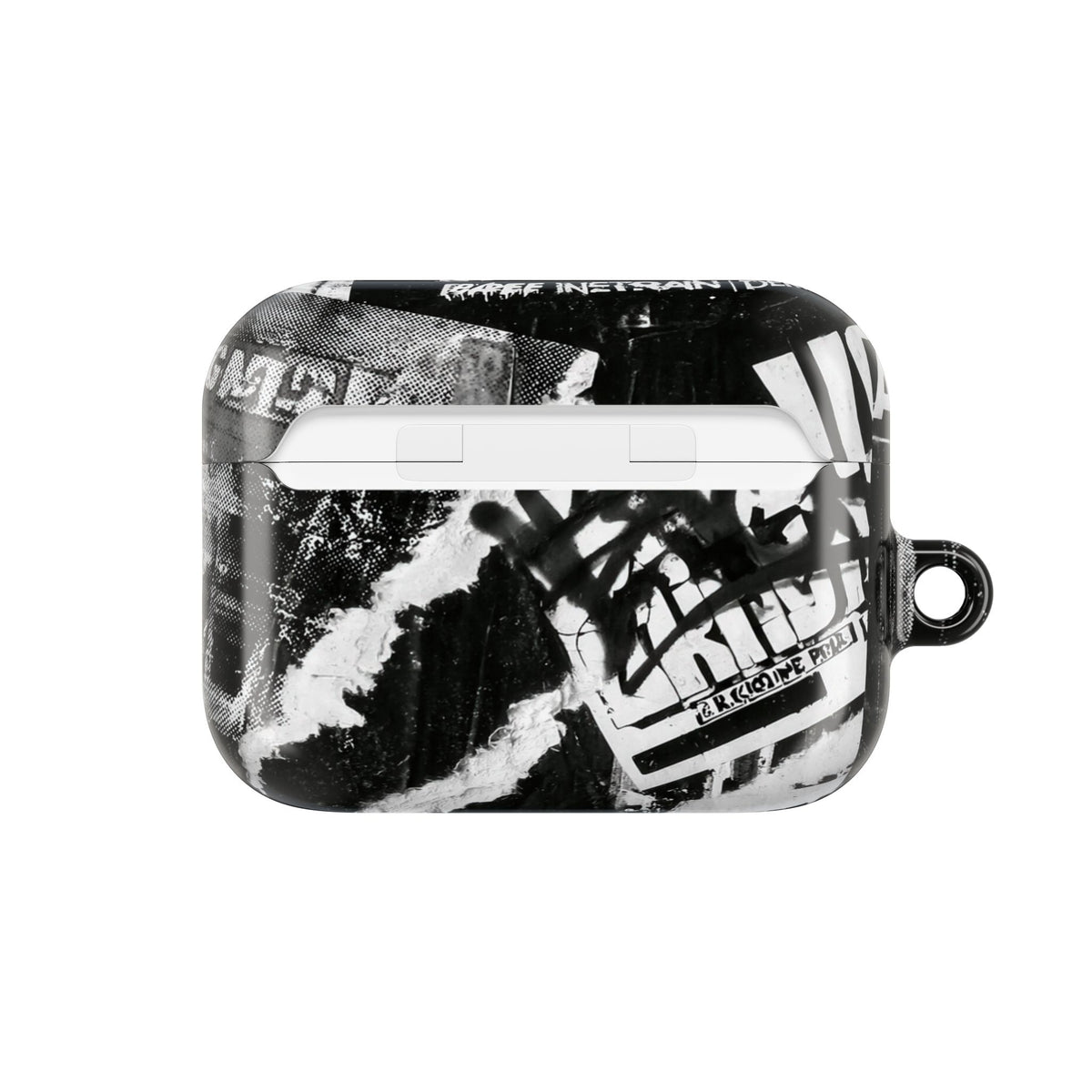 Underground Punk Collage · Hard Case for AirPods & AirPods Pro · Black