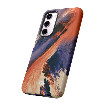 Solar Aura Drift · Tough Phone Case for Samsung · Orange