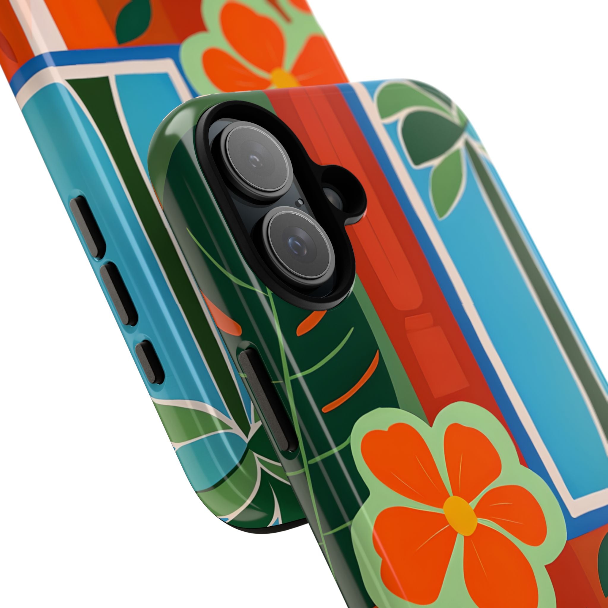 Orange Blossom Radiance iPhone 16 Plus Case - Tough