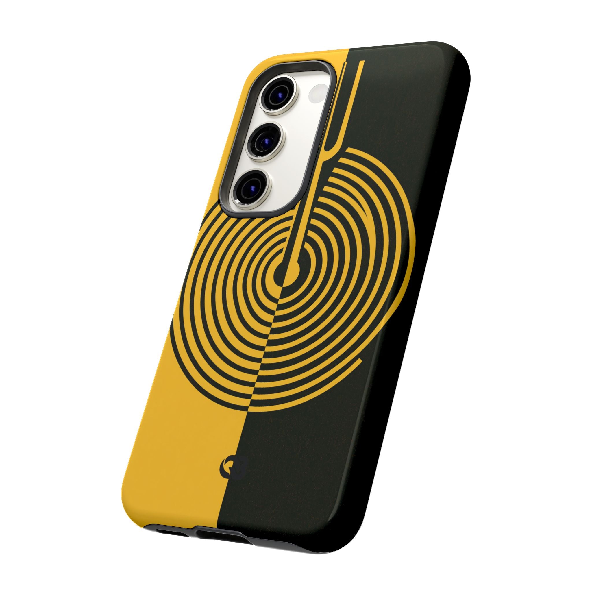 Yellow Tough Phone Case for Samsung - Voltage Sector Pulse
