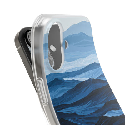 Blue Lite Phone Case for iPhone - Cobalt Ridge Tides