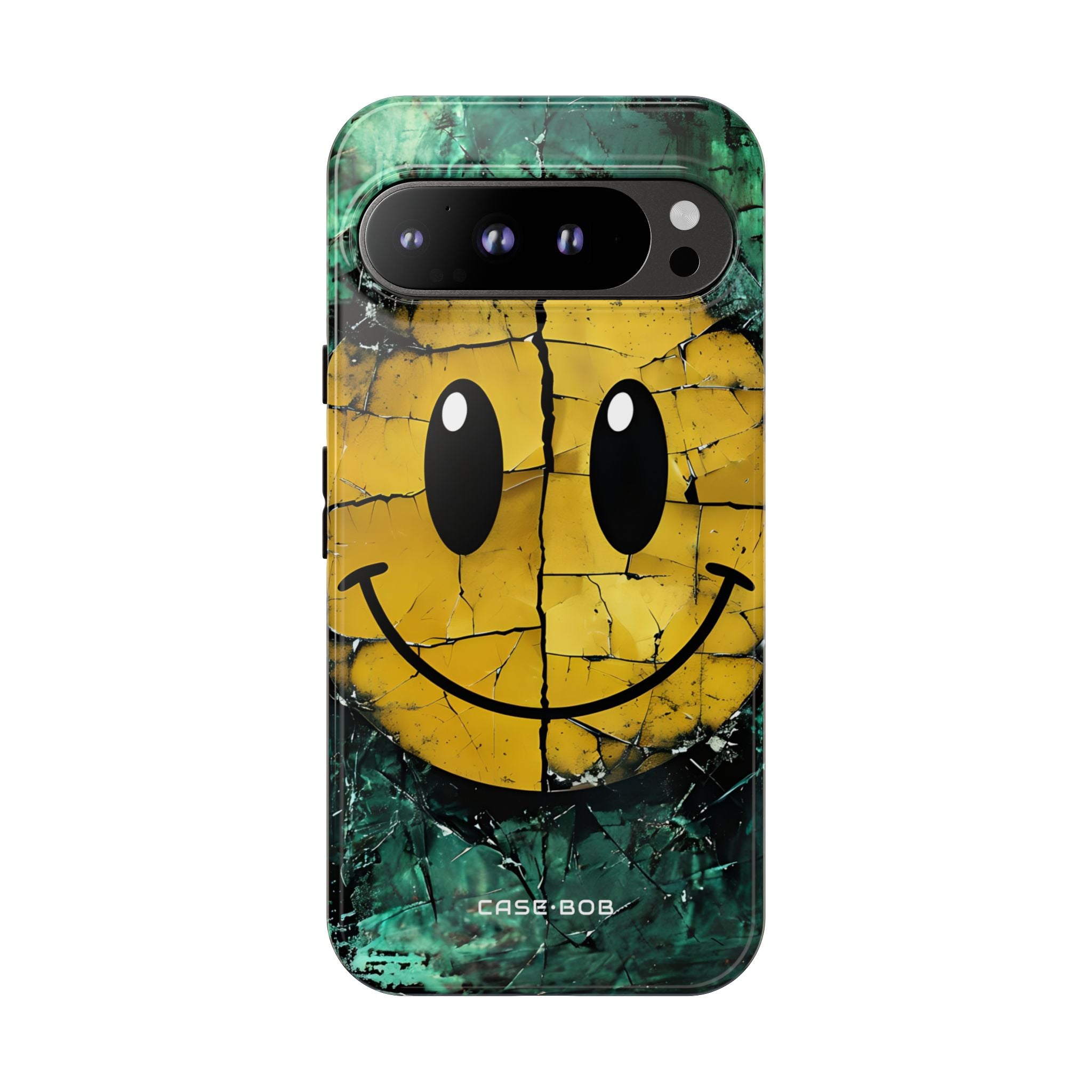 Zerbrochener Smiley Google Pixel 9 Pro XL Case - Tough