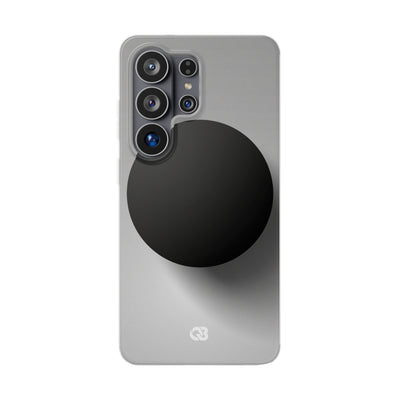Grey Lite Phone Case for Samsung - Matte Onyx Sphere