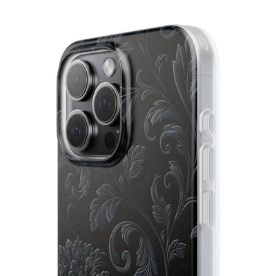 Obsidian Damask · Lite Phone Case for iPhone ·  Black