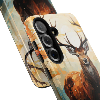 Glowing Stag Samsung S25 Plus Case - Tough - CASE•BOB