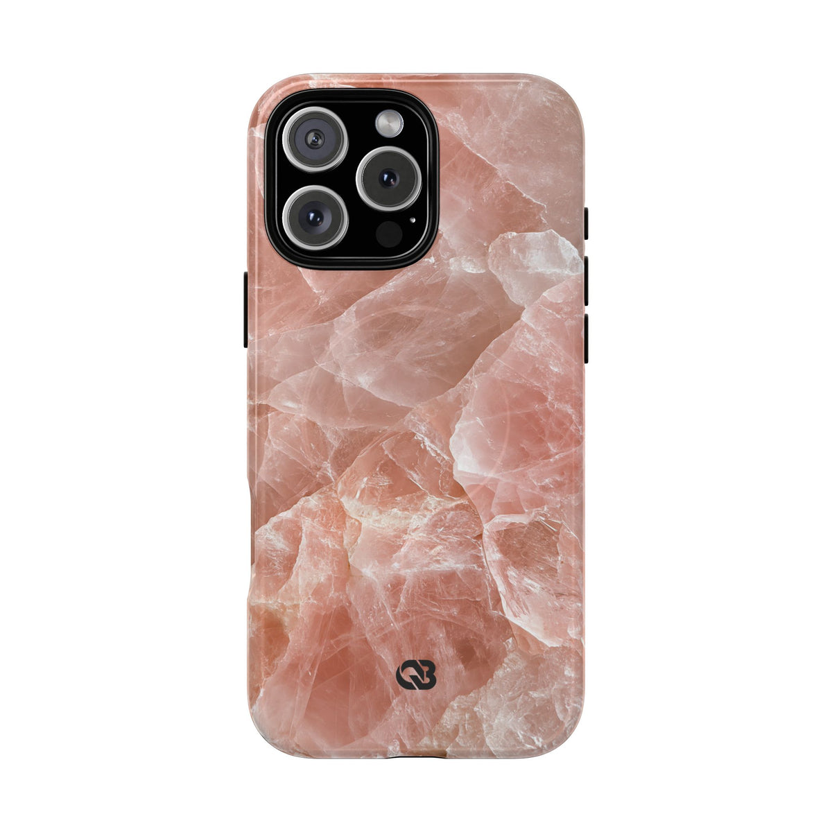 Rose Quartz Facet · Tough 2.0 Magnetic Phone Case for iPhone · Pink