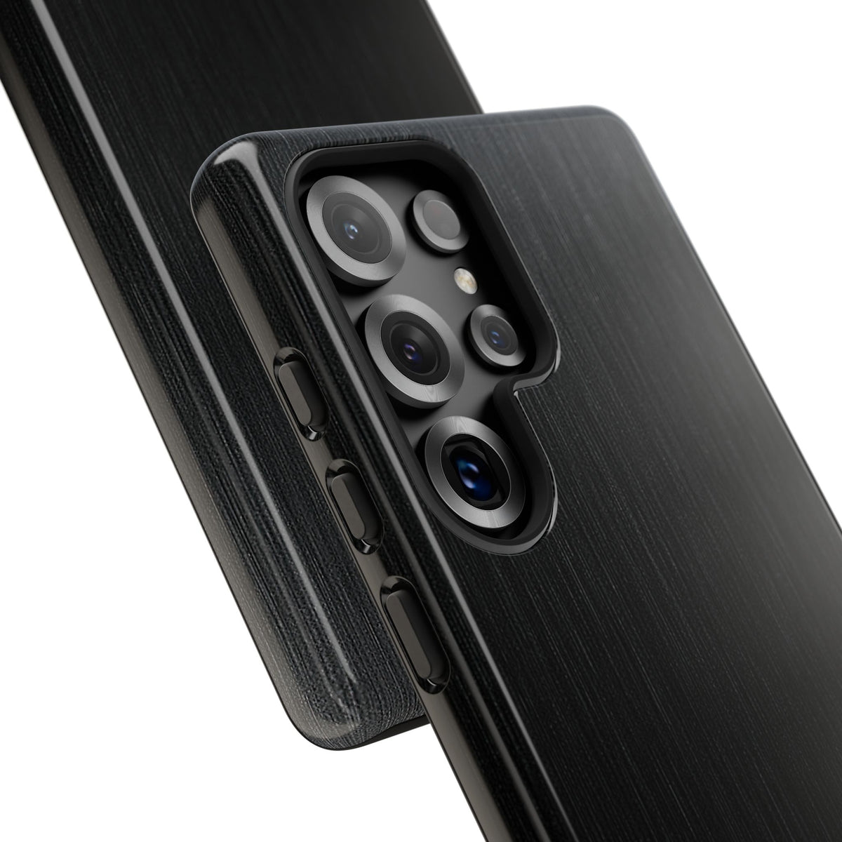 Obsidian Brushed Steel · Tough Phone Case for Samsung · Black