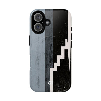 Grey Tough 2.0 Magsafe Phone Case for iPhone - Industrial Concrete Void