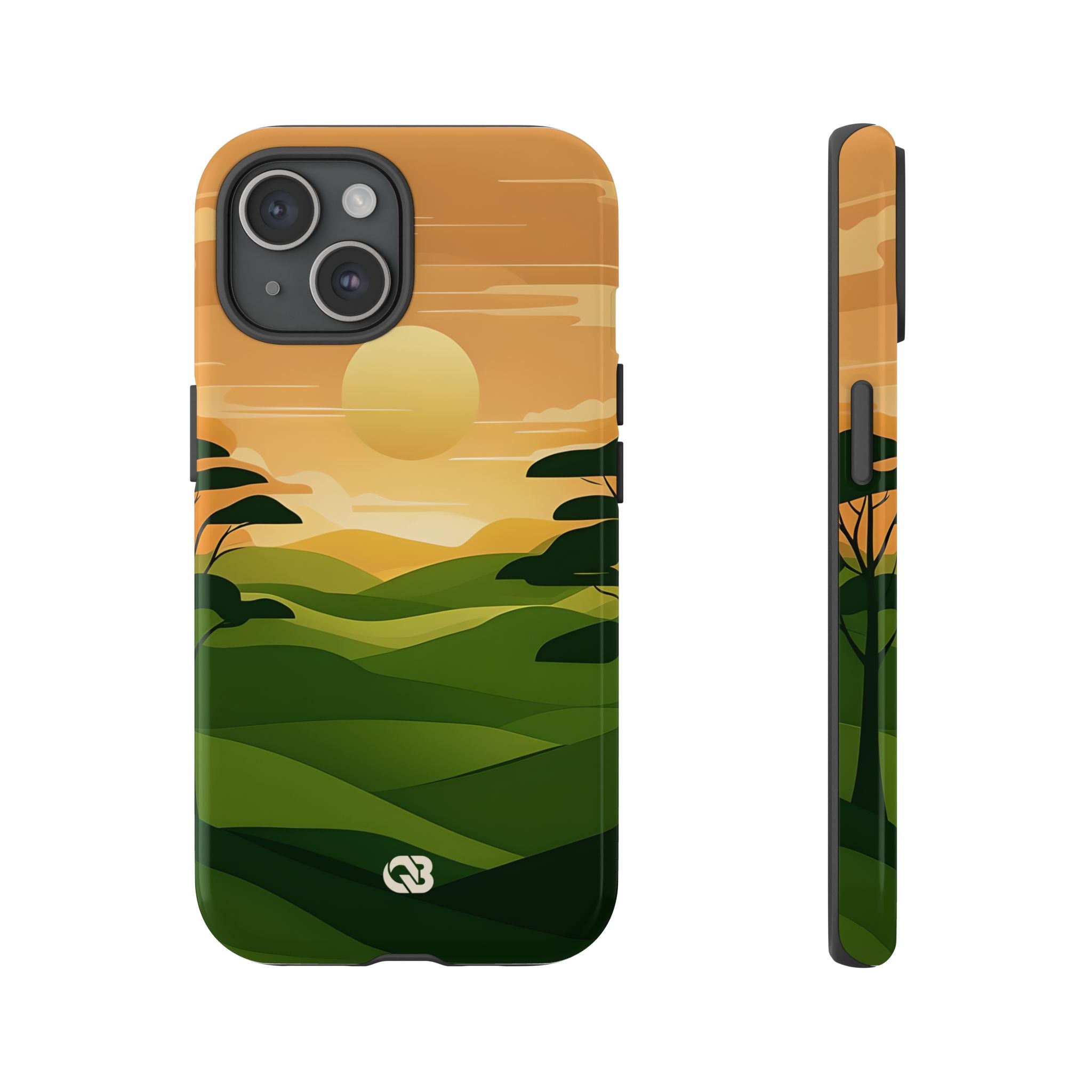 Verdant Horizon Sun · Tough Phone Case for iPhone