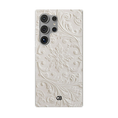 Sculpted Acanthus Relief · Lite Phone Case for Samsung · White