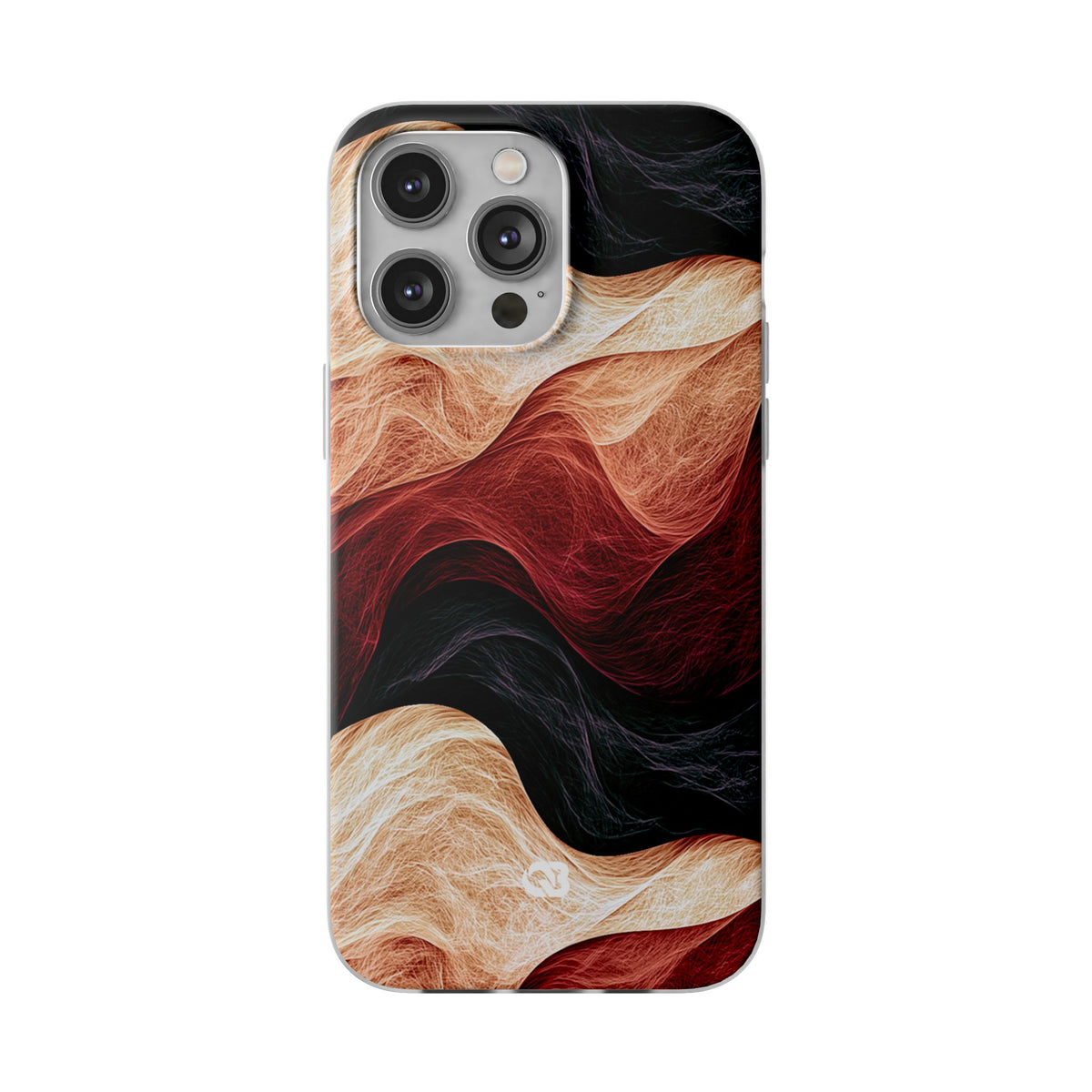 Ember Wave Dispersion · Lite Phone Case for iPhone ·  Red