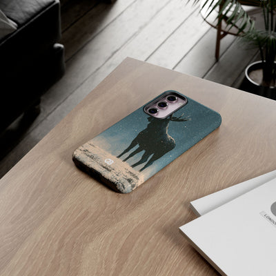 Nordic Boreal Moose · Tough Phone Case for Samsung · Blue