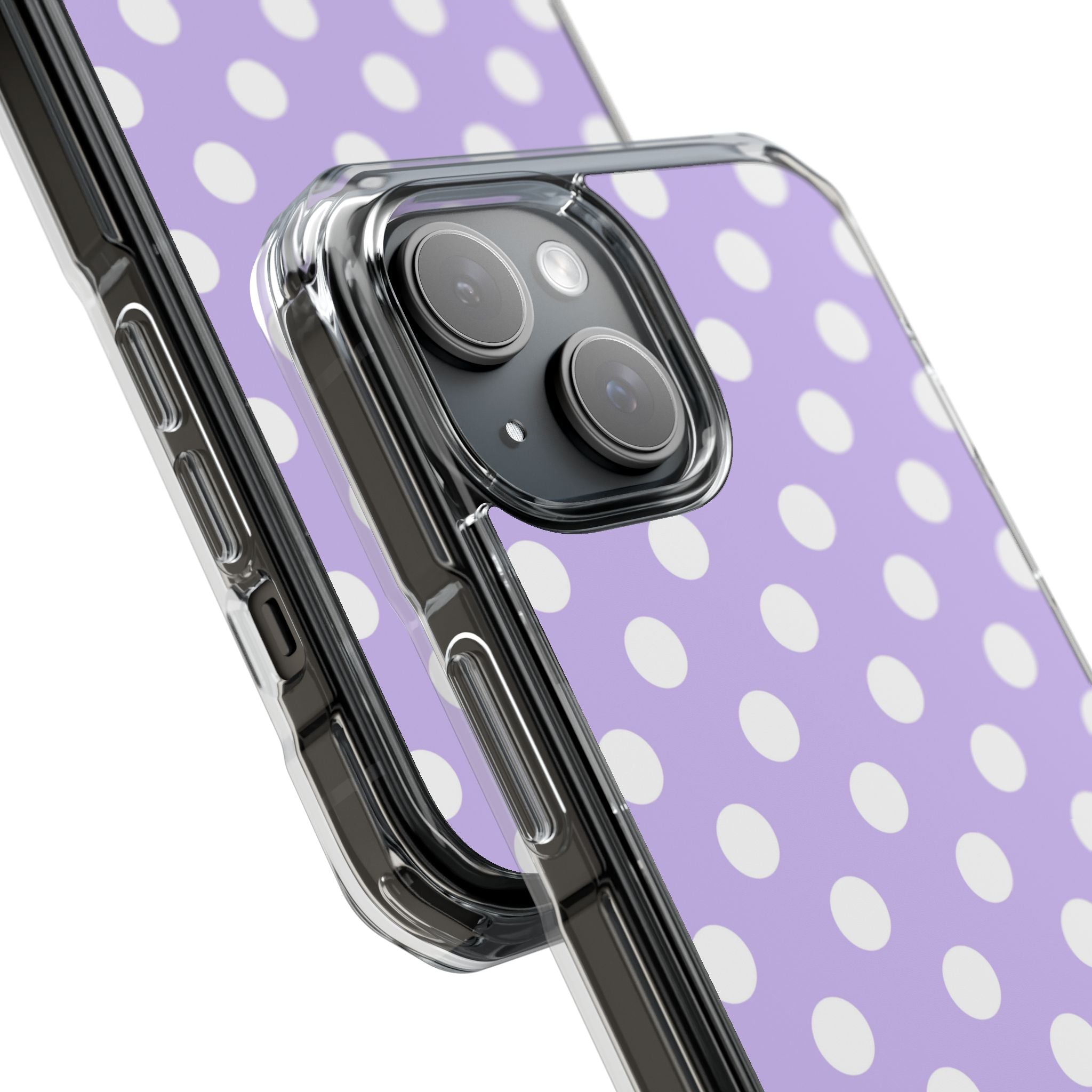 Lavender Polka Grid · Impact Phone Case for iPhone · Magsafe