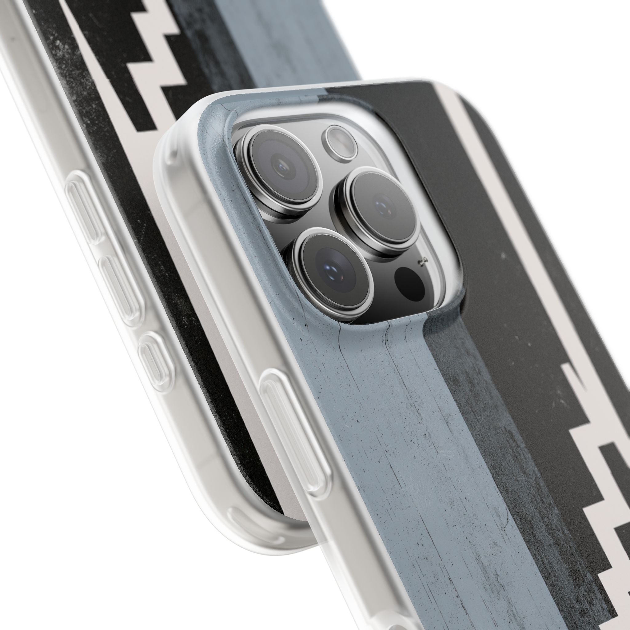 Grey Lite Phone Case for iPhone - Industrial Concrete Void
