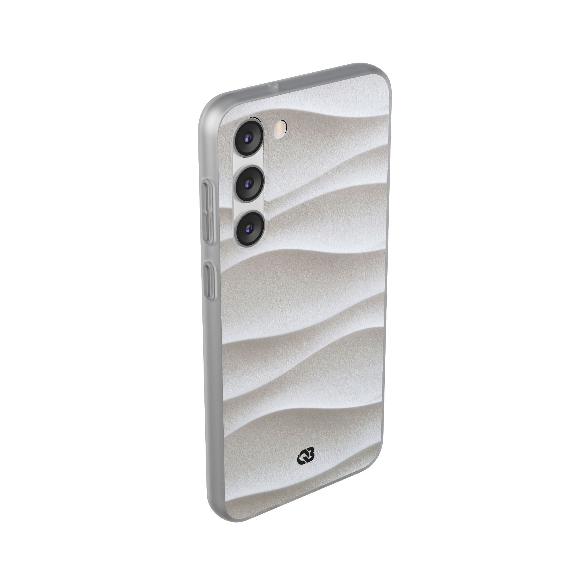 White Lite Phone Case for Samsung - Arctic Flow Ridges