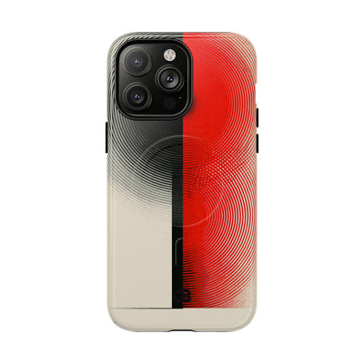 Red Tough 2.0 Magsafe Phone Case for iPhone - Split Signal Red