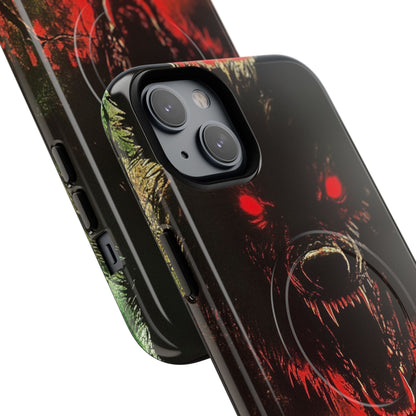 Crimson Wolf iPhone 14 Plus Cover - Tough+
