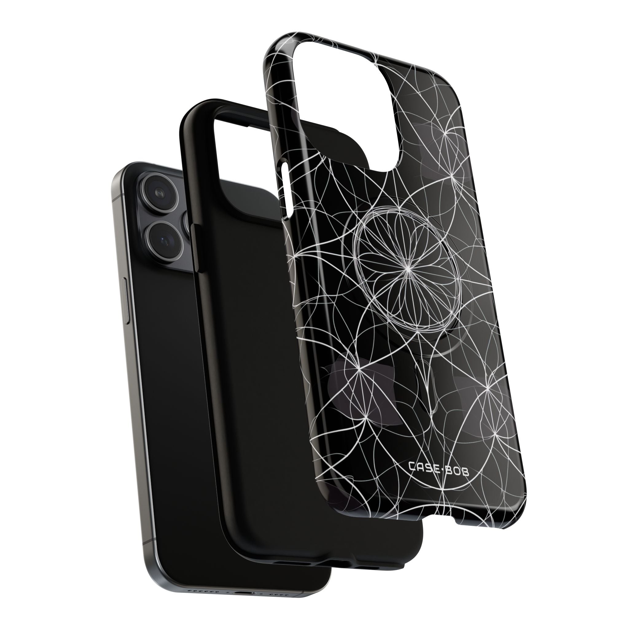 Radiant Petal Orbit iPhone 15 Pro Max Case - Tough+