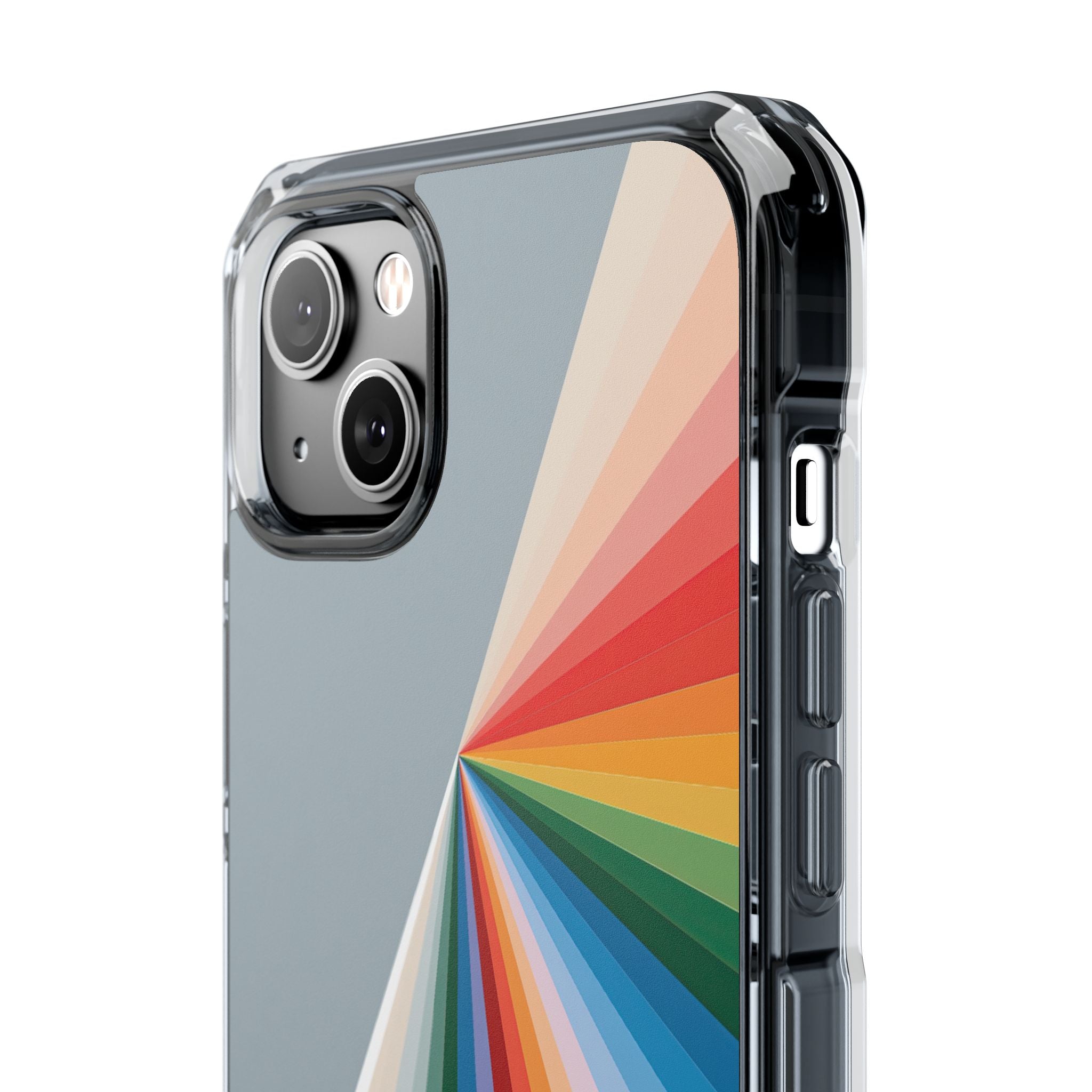 Grey Impact MagSafe Phone Case for iPhone - Slate Prism Burst