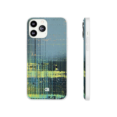 Acid Raster Circuit · Lite Phone Case for iPhone ·  Teal