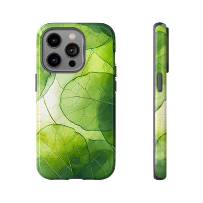 Emerald Leaf Veins · Tough Phone Case for iPhone