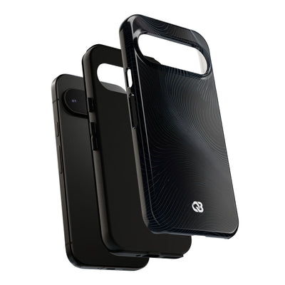 Black Tough Phone Case for Google Pixel - Obsidian Ridge Flux