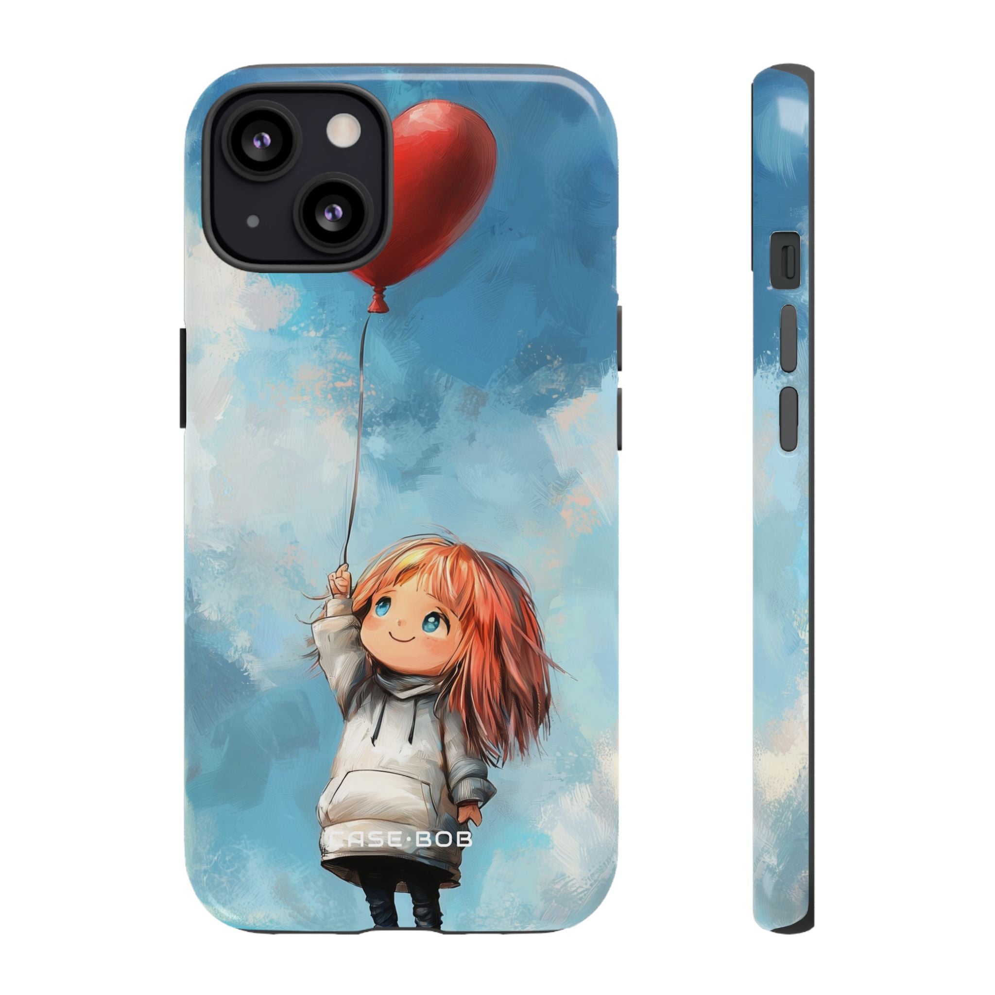 Heart Balloon Whimsy iPhone 13 Case - Tough