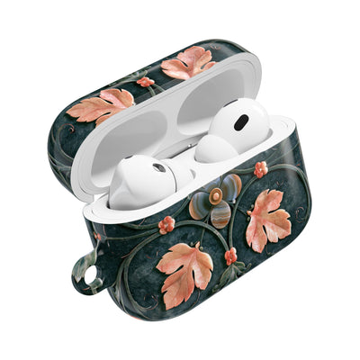 Florentine Rose Arabesque · Hard Case for AirPods & AirPods Pro · Green