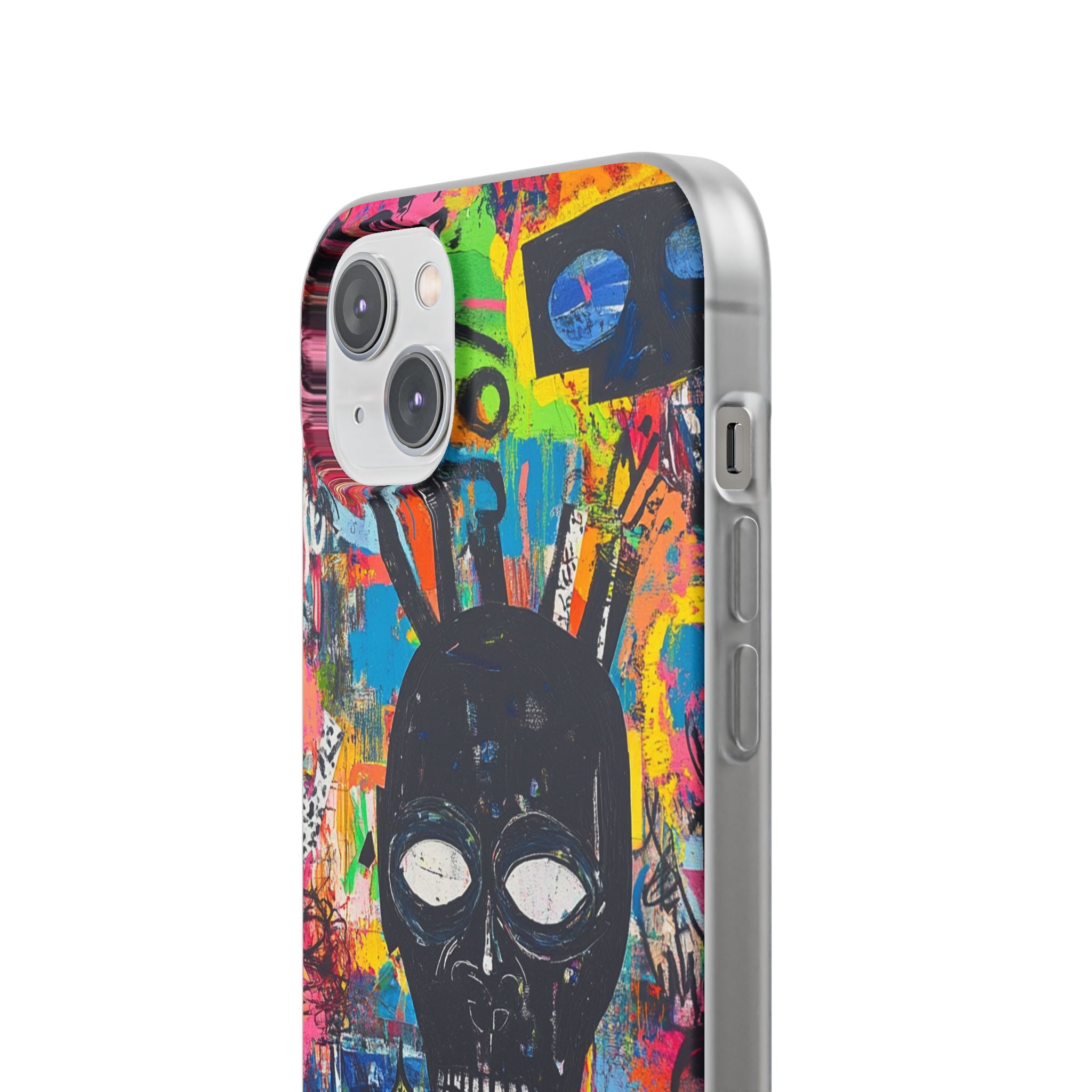 Skull Vortex iPhone 14 Plus Case - Soft