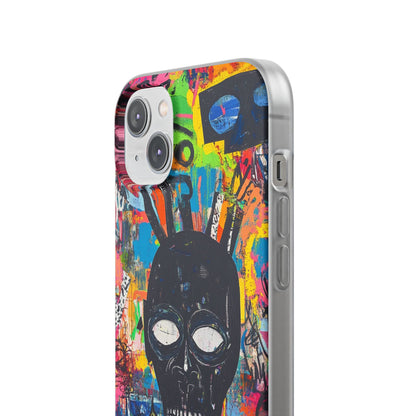 Skull Vortex iPhone 14 Plus Case - Soft