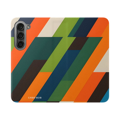 Zigzag Stripes - Samsung S23 Case - Wallet