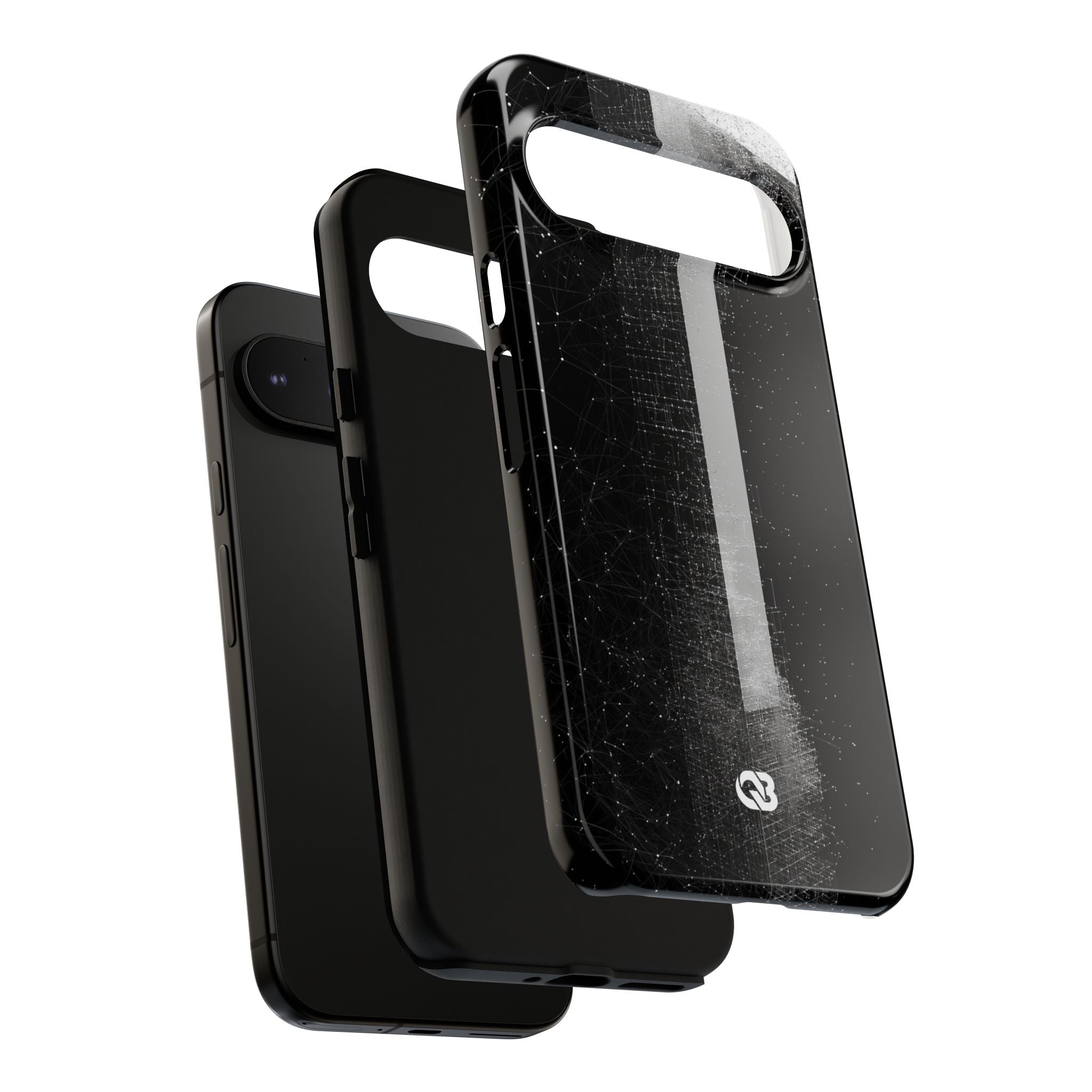 Black Tough Phone Case for Google Pixel - Vector Core Monolith