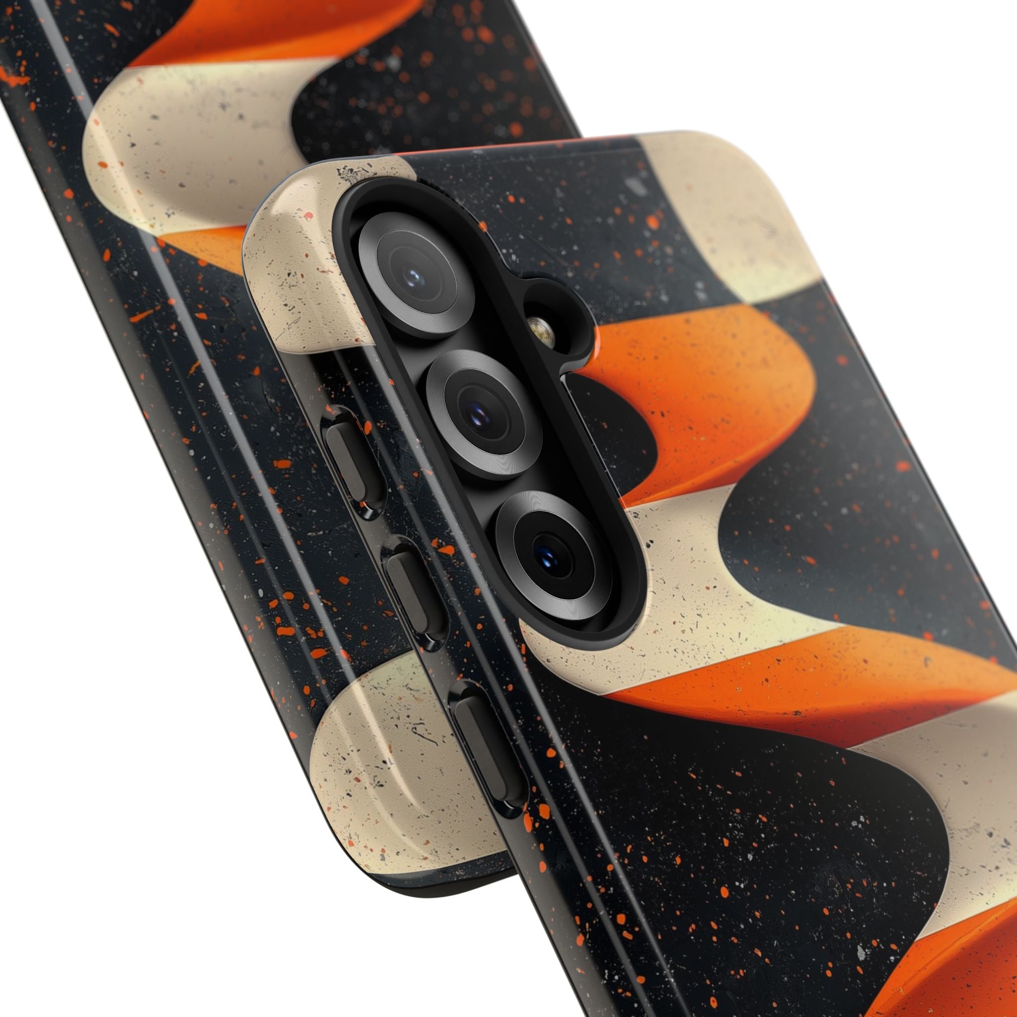Orange Grit Twist · Tough Phone Case for Samsung