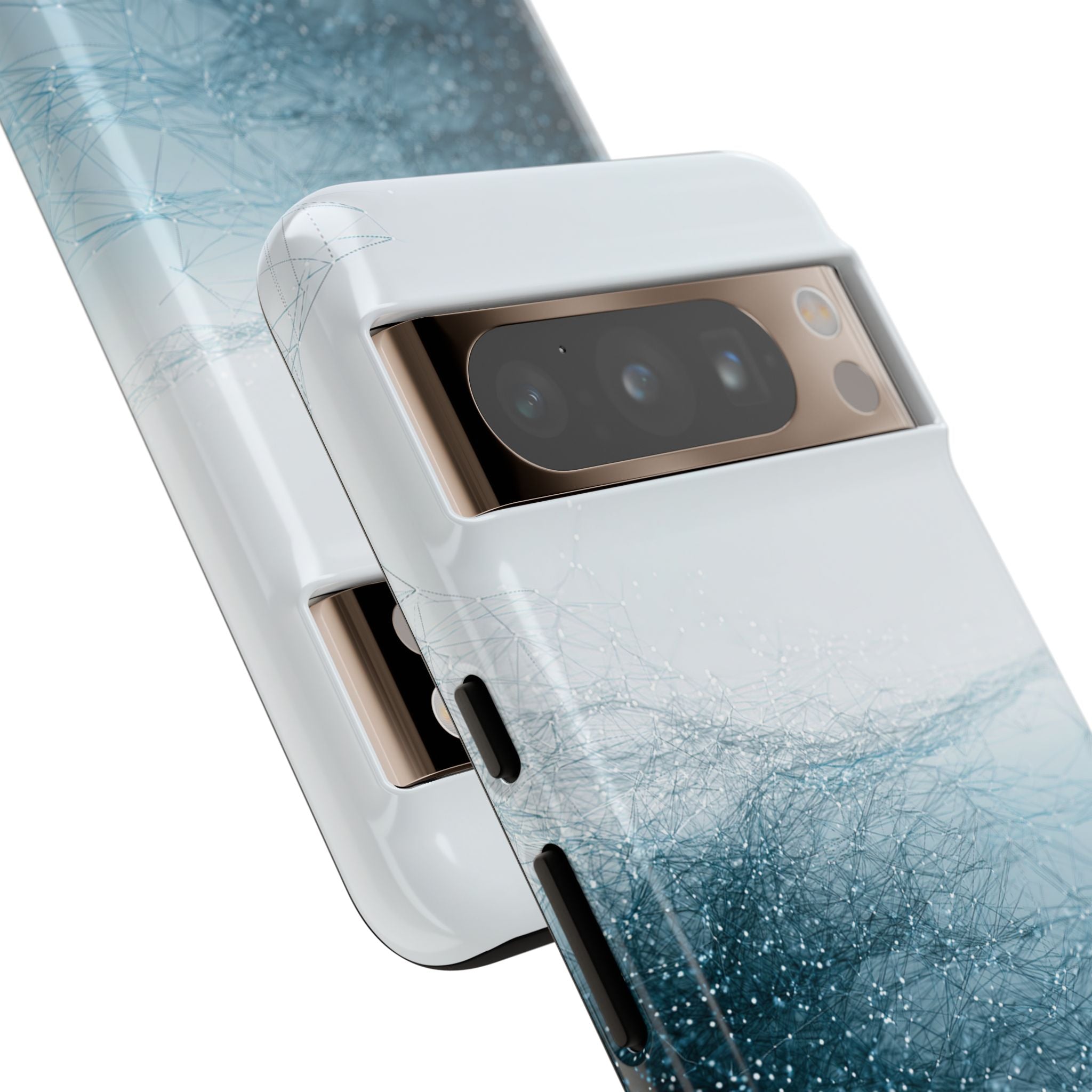 Teal Tough Phone Case for Google Pixel - Arctic Pulse Mesh