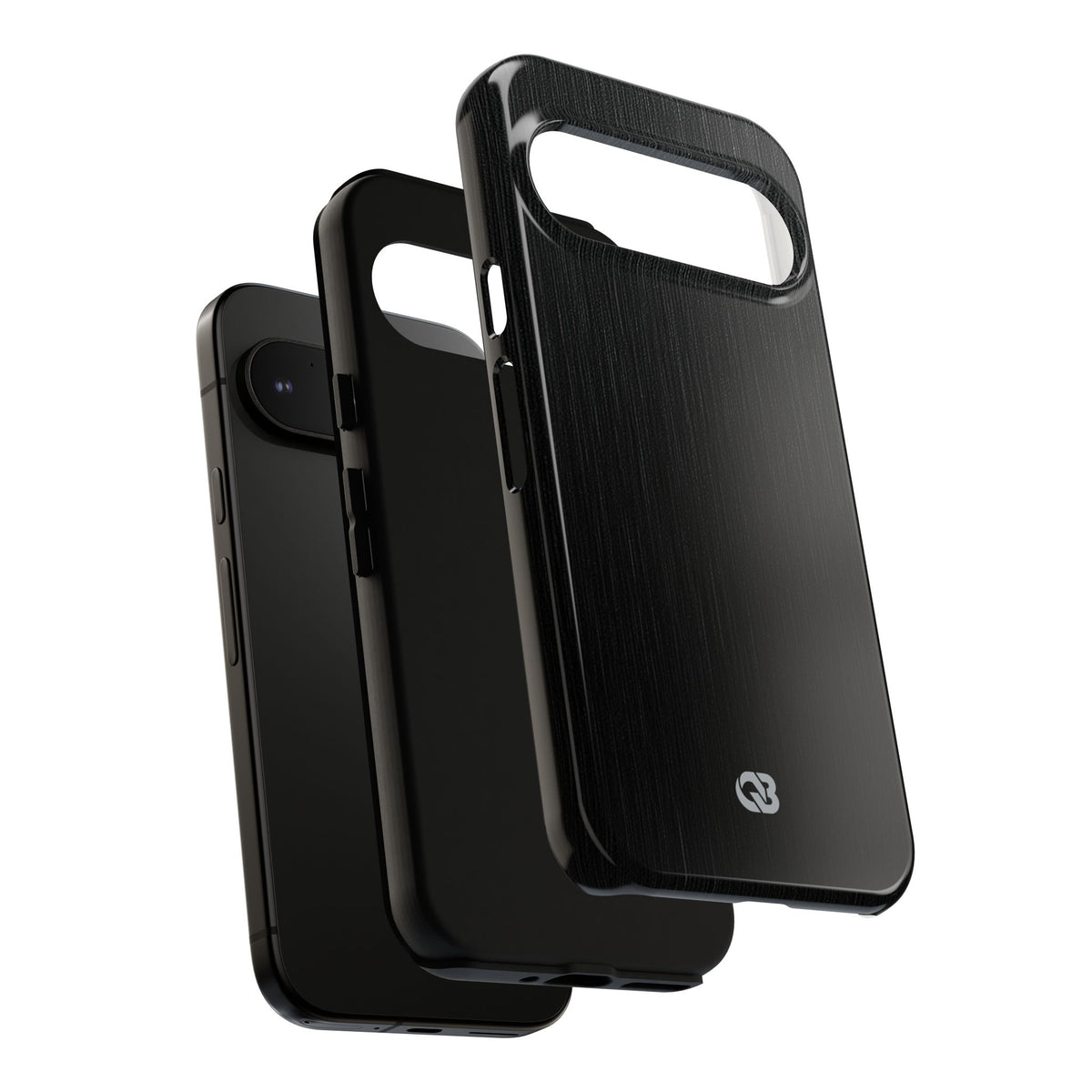Obsidian Brushed Steel · Tough Phone Case for Pixel ·  Black