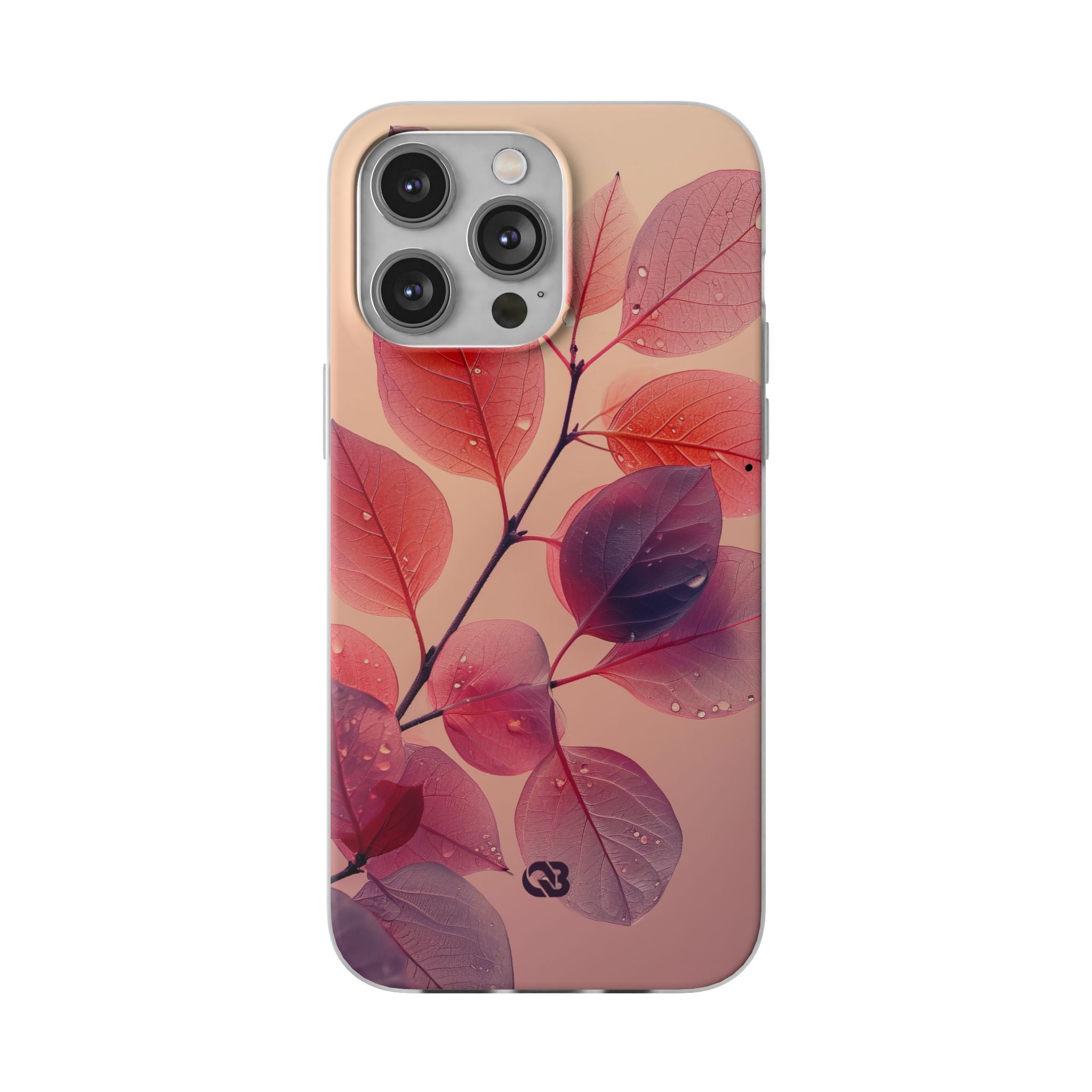 Dewy Magenta Foliage · Soft Phone Case for iPhone