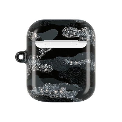 Glitter Shadow Camo · Hard Case for AirPods & AirPods Pro · Black