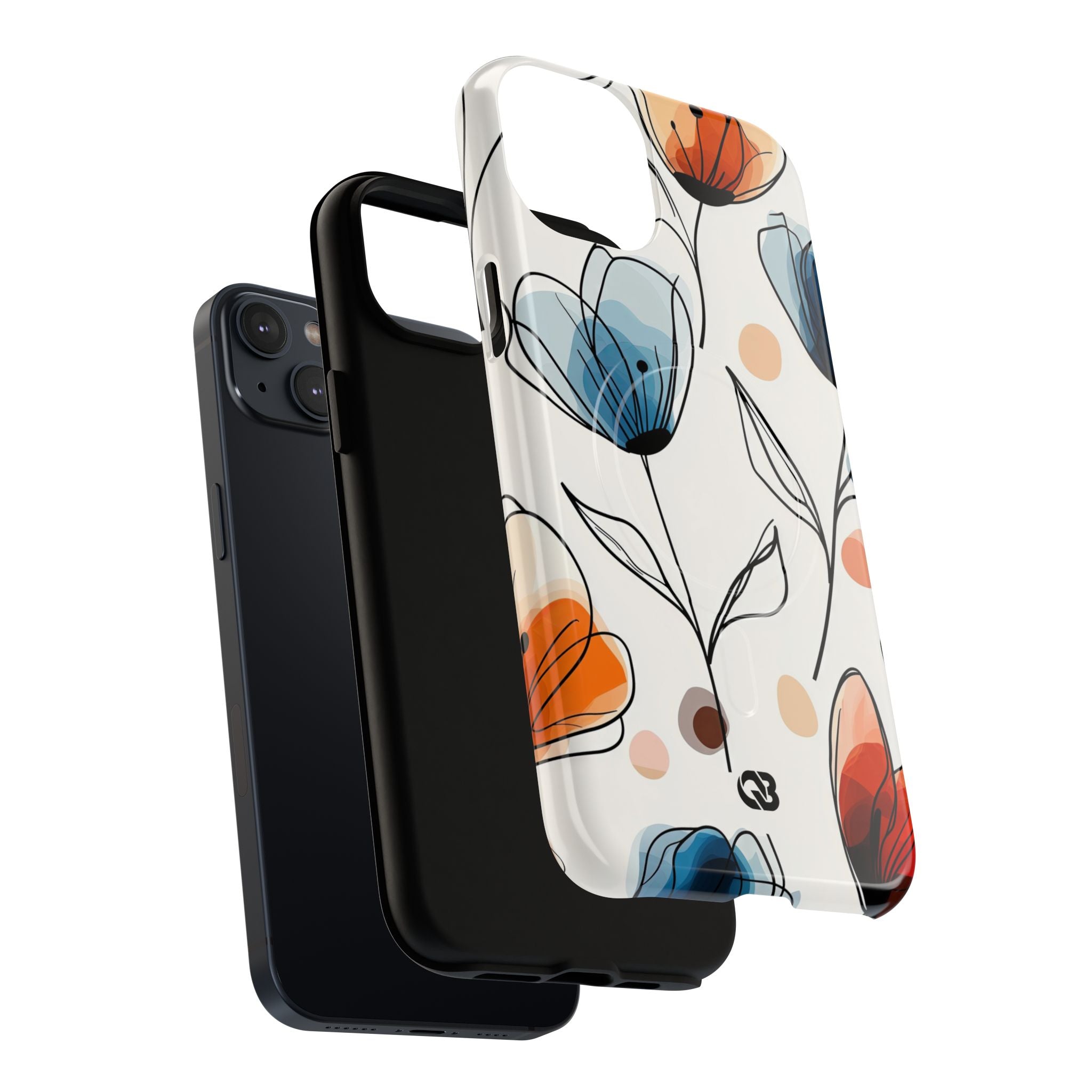 Ink Watercolor Tulips · Tough+ Phone Case for iPhone · Magsafe