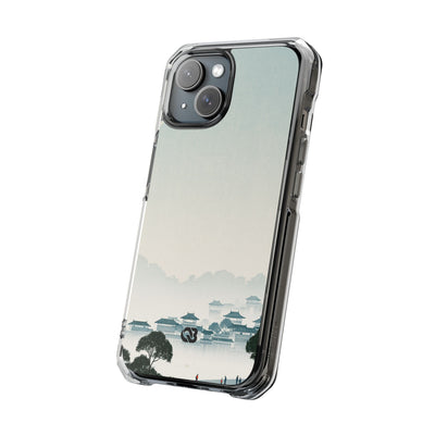Blue Impact MagSafe Phone Case for iPhone - Mist Valley Pagoda