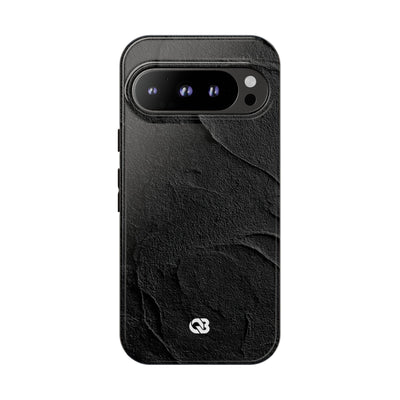 Obsidian Stucco Relief · Tough Phone Case for Pixel ·  Black