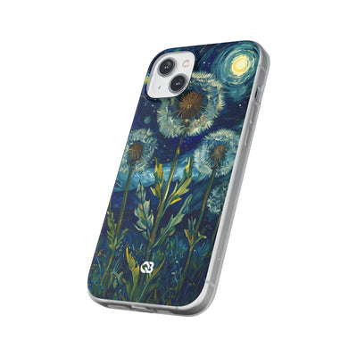Starry Dandelion Swirl · Soft Phone Case for iPhone