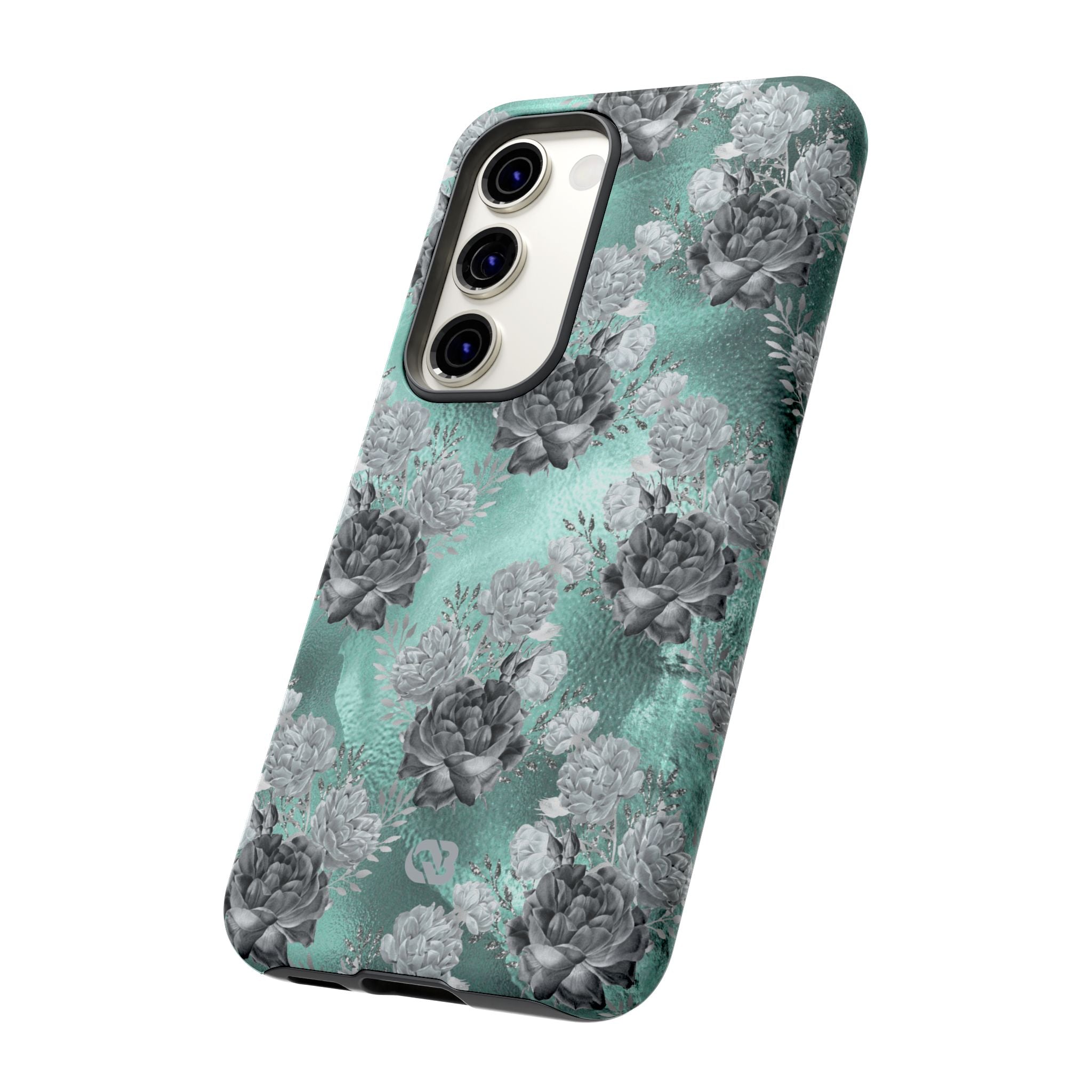Frost Mint Floral · Tough Phone Case for Samsung