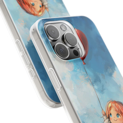 Crimson Heart Sky · Soft Coque de téléphone pour iPhone