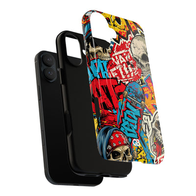 Skate Skull Riot · Tough 2.0 Magnetic Phone Case for iPhone · Red