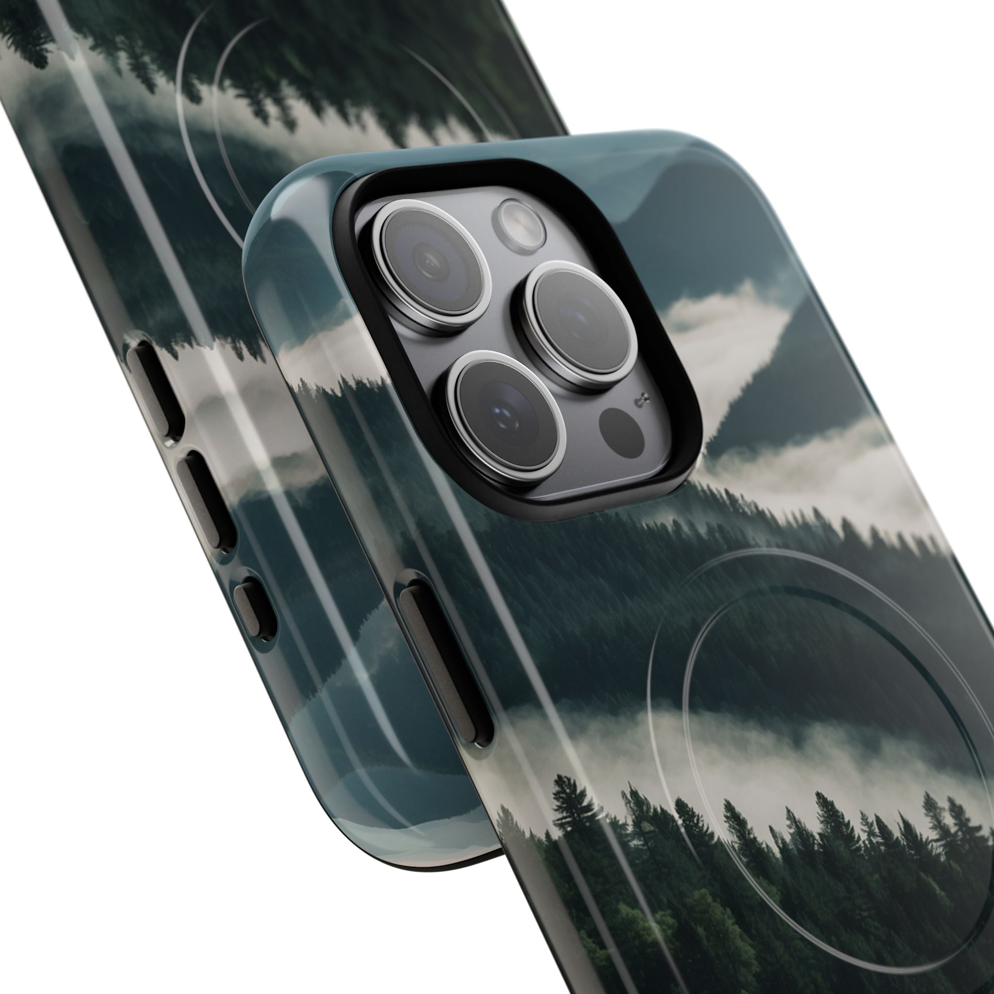 Misty Pine Peaks · Tough+ Phone Case for iPhone · Magsafe