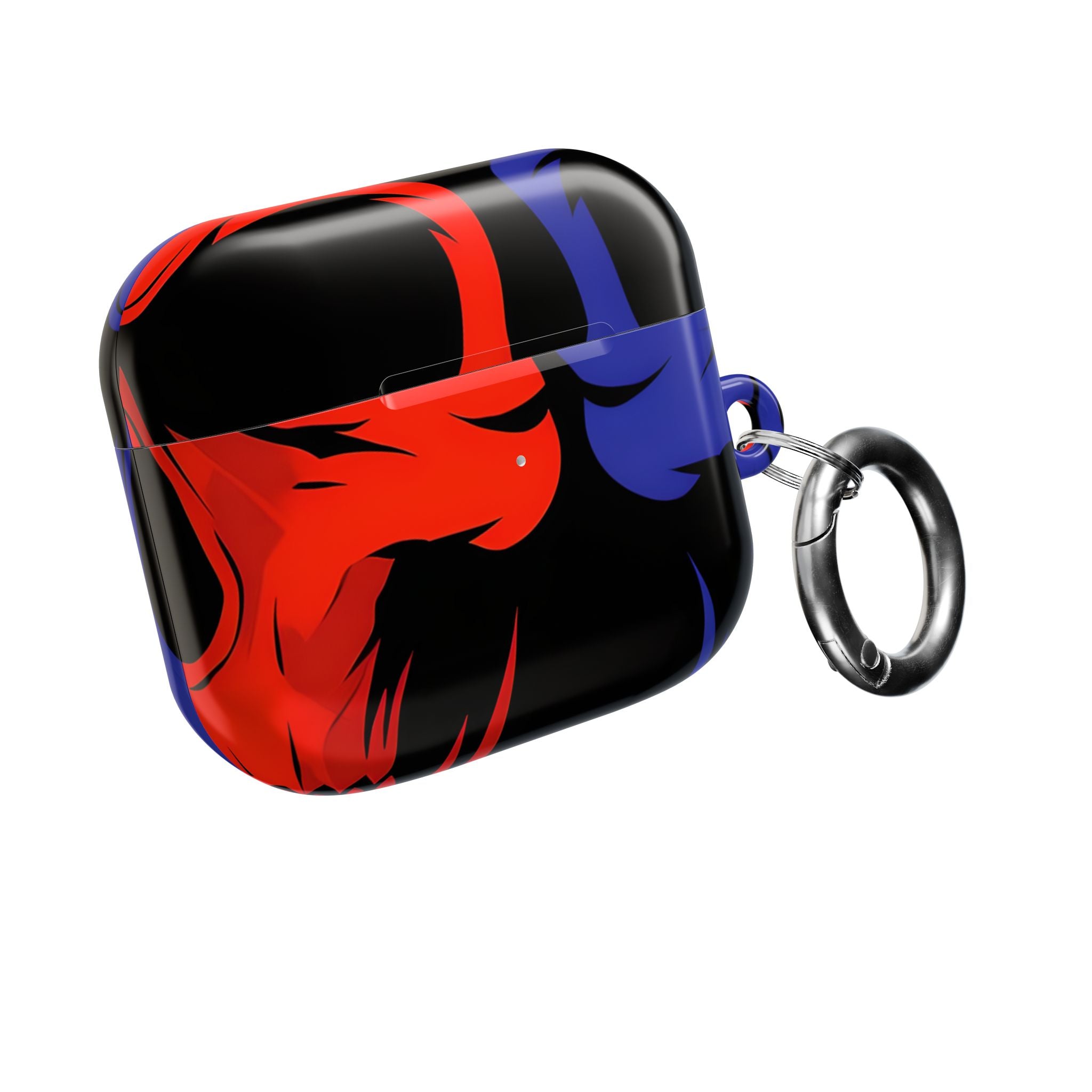 Dual Skulls RedBlue - AirPods Cover