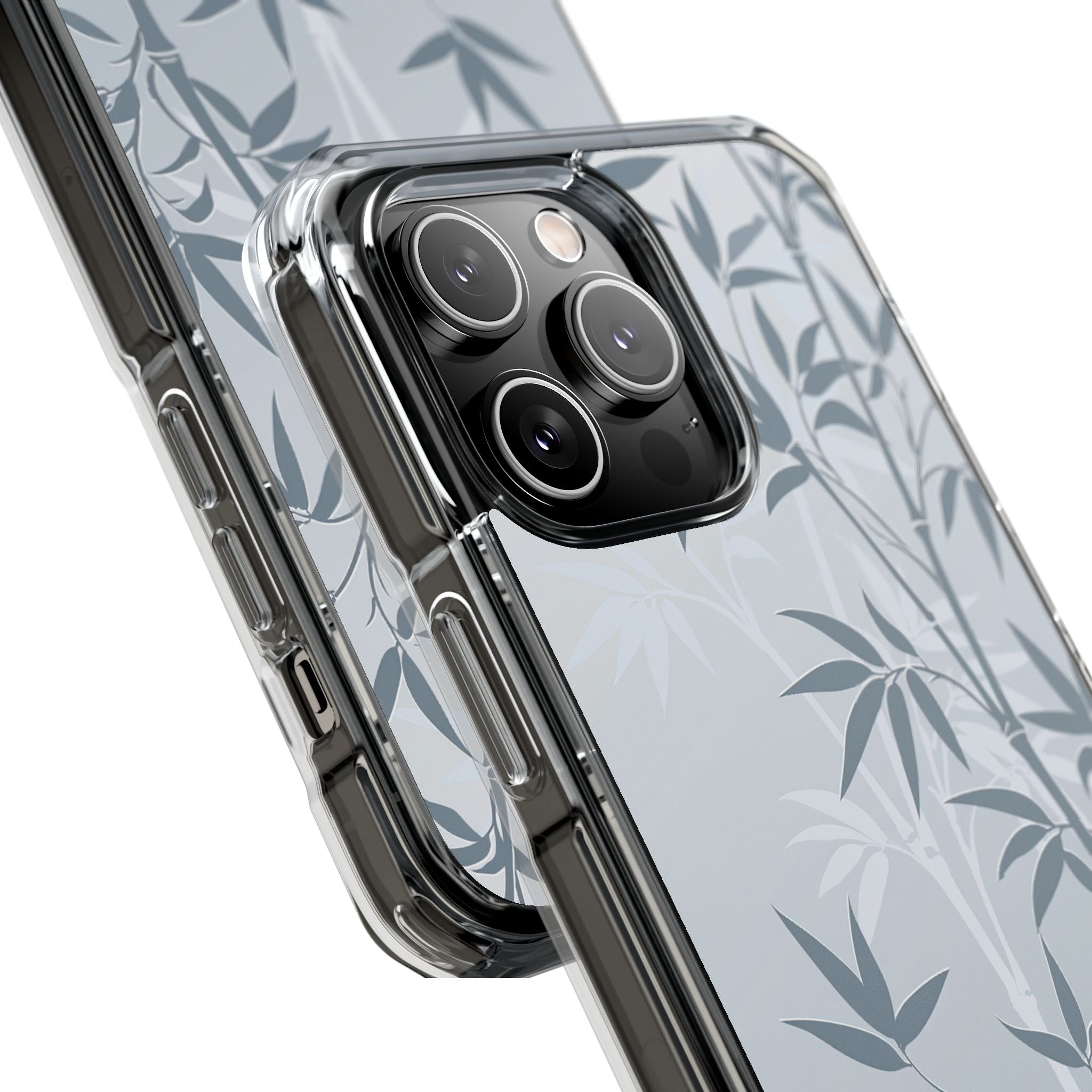 Blue Impact MagSafe Phone Case for iPhone - Slate Bamboo Shadow